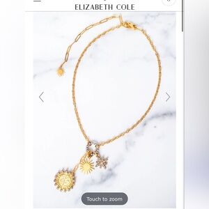NWT Elizabeth Cole Roxanne necklace. Gold.